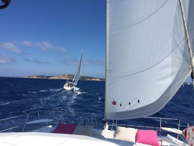 Superb sailing between Sardinia and Corsica